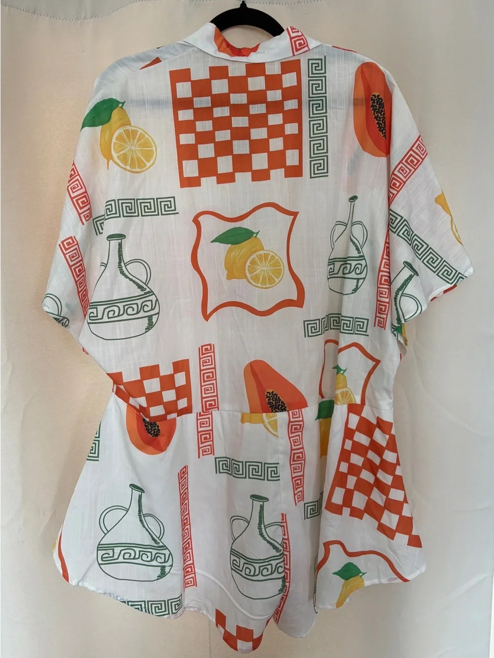 Petal + Pup NWOT Mediterranean Print Romper Women’s Large
